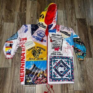 Vintage Plastic Shopping Bag Raincoat